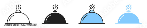 Foto food cloche icons
