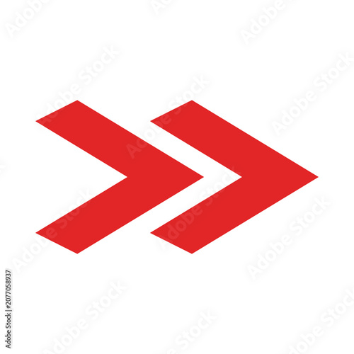 A large red arrow pointing to the right