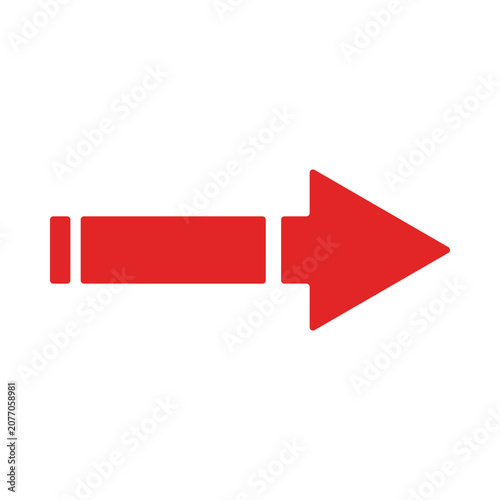 A red arrow pointing to the right