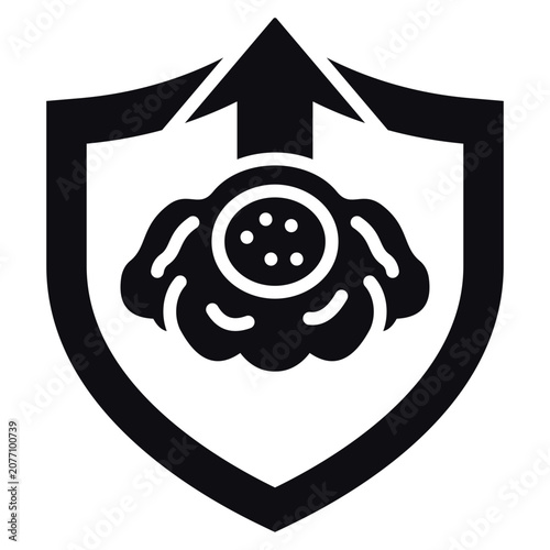 Tableau sur toile Immunity Boost Glyph Icon