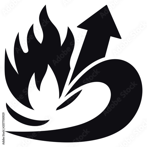 Quadro su tela Inflammation Control Glyph Icon