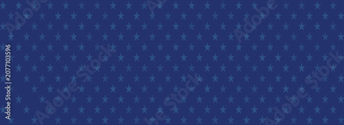 American patriotic seamless pattern. USA traditional backdrop. Blue stars on blue background. Vector template for fabric, textile, wallpaper, wrapping paper. Vector illustration eps10