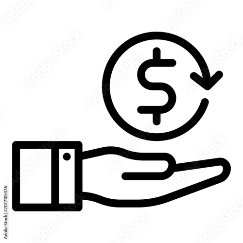 Cuadro en lienzo loan icon