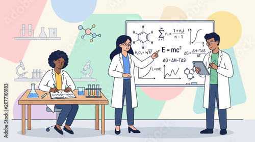Scientists in Lab: Teaching and Conducting Experiments