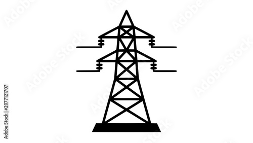 Photos Electricity transmission tower icon