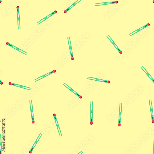 Obraz na plátně pattern dosage insulin pen cartoon