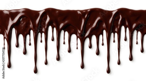 Rich dark chocolate dripping texture high resolution food photography for commercial use