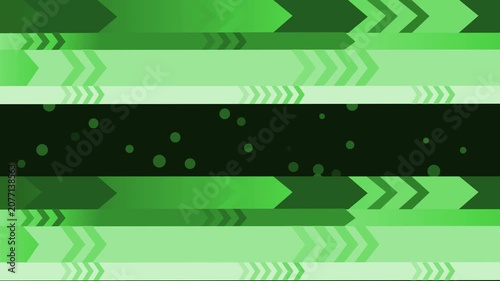 Abstract geometric background with layered horizontal arrows animation
