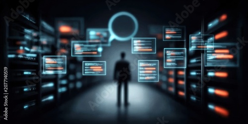A programmer on the road uses a CRM interface to overcome a case and finish a survey on high frequency trading data centers.
