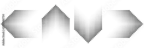 Quadro su tela A collection of speed lines in a triangle shape