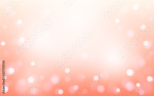 Soft Peach Pink Bokeh Light Background with Elegant Glowing Abstract Blur and Romantic Pastel Texture, Background decoration