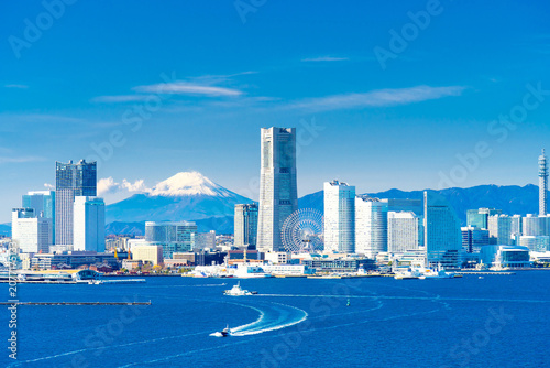 富士山と横浜