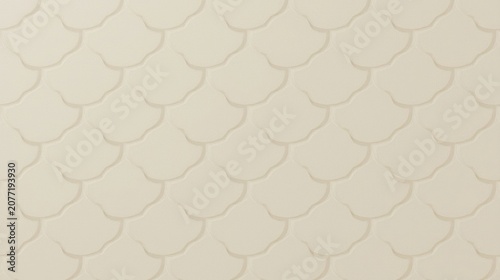Surface texture consists of layered scalloped shapes in a light beige tone that creates a rhythmic and calming visual effect for high-end graphic backgrounds.