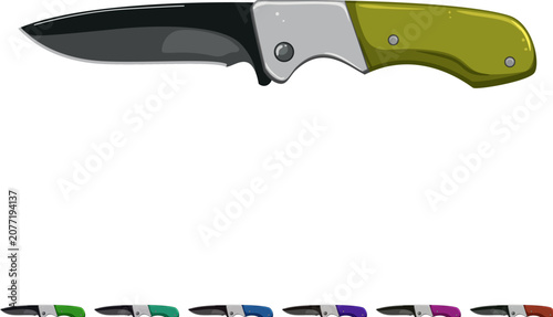 Foto tool military knife cartoon