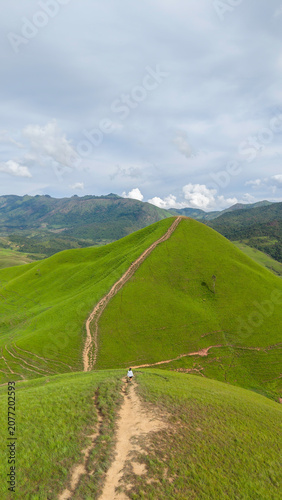 Green mountain in Xaysomboun Province, Laos