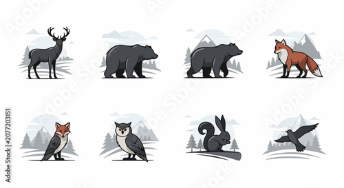 Wildlife Animals Forest Creatures.