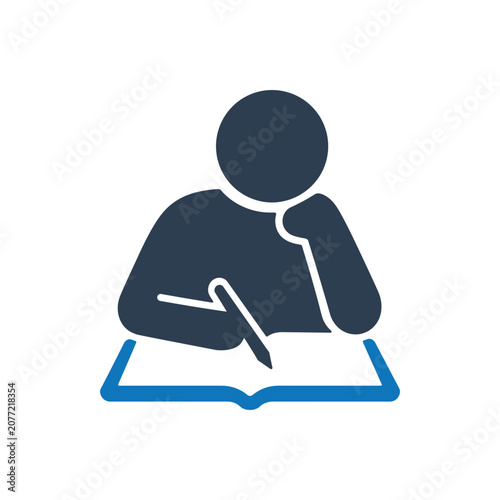Creative Student Writing Study icon