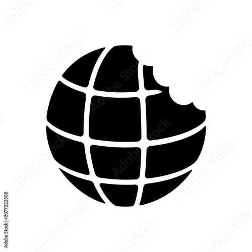 Obraz na plátně Global World Chocolate Bite Icon