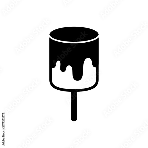 Canvastavla Chilled Chocolate Popsicle Dessert icon