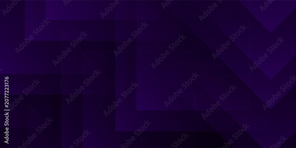 Fototapeta premium Abstract geometric background with overlapping dark purple shapes and patterns, modern design element