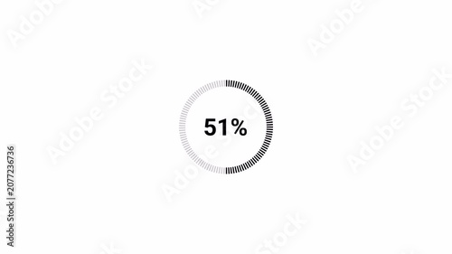 Retro loading bar animation on a transparent background, Downloading bar complete 4k animation from 0 to 100 increasing percentage, loading bar animation with alpha channel
