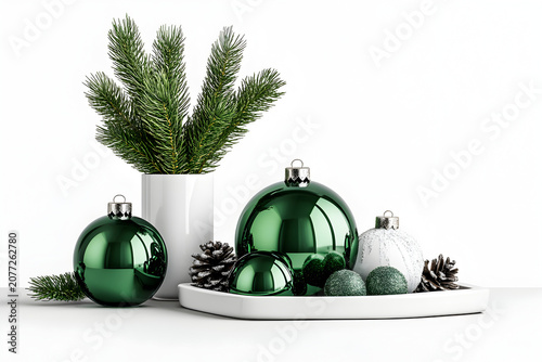 Elegant Minimalist Winter Reflection