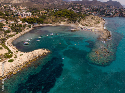 Schilderij op canvas Playas y calas de El Campello, en Alicante