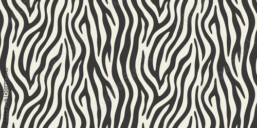 Photography Close-up view of a zebra's black and white striped pattern