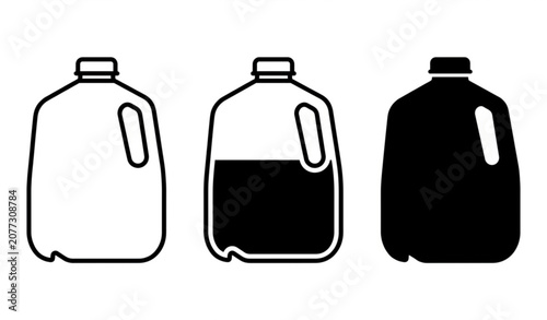 Photography Plastic Jug Icons