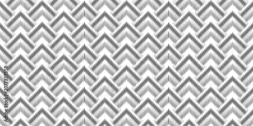 Bold chevron seamless pattern with textured zigzag repeat design