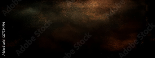 Canvas-taulu Mysterious, ethereal smoke or dust swirls in darkness, hinting at an unknown origin or atmosphere