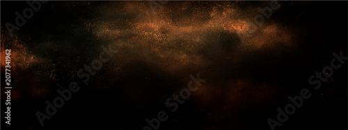 Photos Abstract stormy sky with fiery orange clouds and dark, brooding atmosphere, evoking a sense of intense power and impending drama