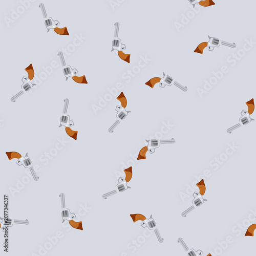 Cuadro en lienzo pattern revolver gun representing concepts of crime, security, law enforcement,