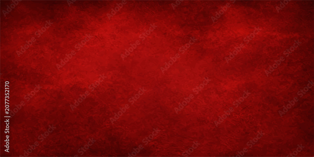 Fototapeta premium Red grunge textured background with vintage paper, leather and fabric surface, abstract retro wallpaper design, dark red and purple grunge material texture