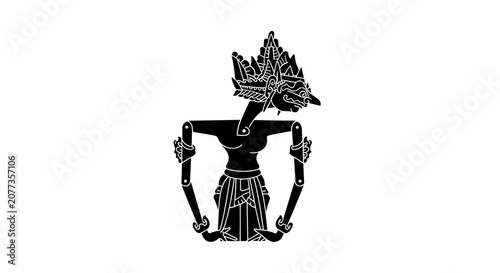 Traditional Balinese Dance Mask.