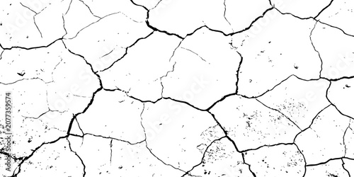 Photos grunge Cracked Dry Soil Texture Over Parched Earth Representing Drought, Aridity and Environmental Stress