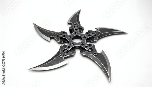 Shuriken Japanese throwing star weapon.