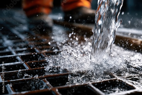Industrial wastewater drainage and storm water management