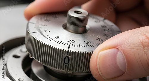 Precision Adjustment: Hand turning control dial