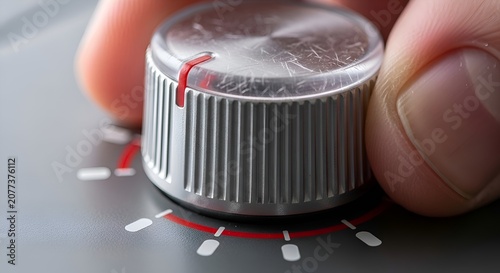 Rotating Control Knob: Adjustment, Setting, Sound Volume, Finger Touch