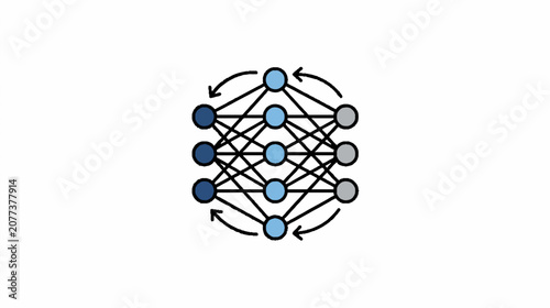 Global Network Connection Halftone Design