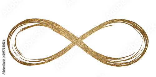 gold infinity symbol