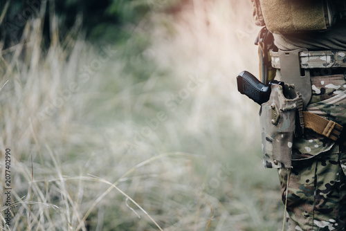 Fotografía Military security concept