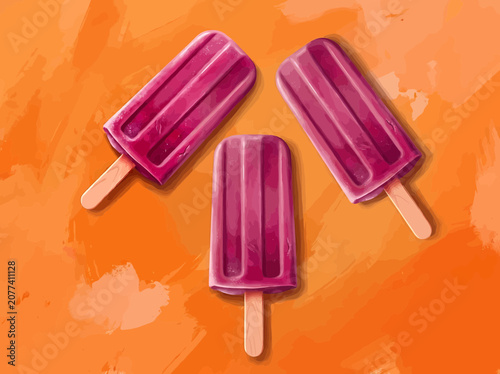 colorful ice cream