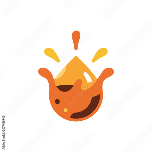 Cartoon flame vector illustration