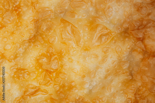 Photos Crimean Tatar fried pastry crust close up