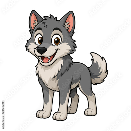 vector illustration of a dog