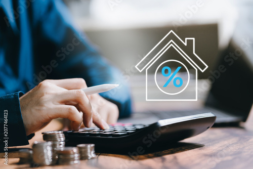 Canvastavla Mortgage rate concept