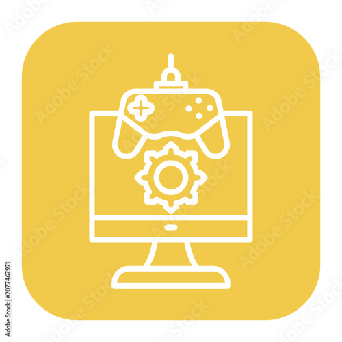 Quadro em tela Game Modding Icon