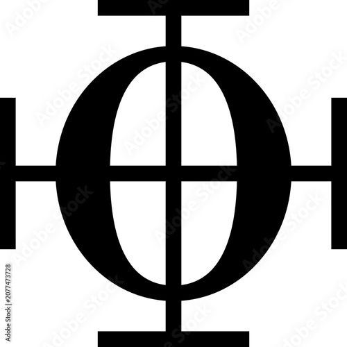 Schilderij op canvas Coda Sign Music Notation Symbol Vector Icon Illustration